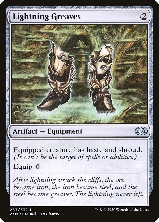 Lightning Greaves [Double Masters] | Exor Games Truro