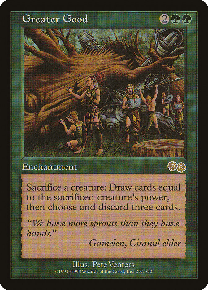 Greater Good [Urza's Saga] | Exor Games Truro