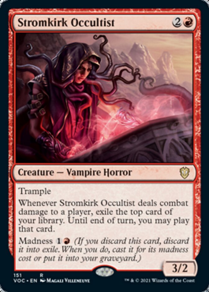 Stromkirk Occultist [Innistrad: Crimson Vow Commander] | Exor Games Truro