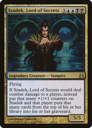 Szadek, Lord of Secrets [Commander 2011] | Exor Games Truro