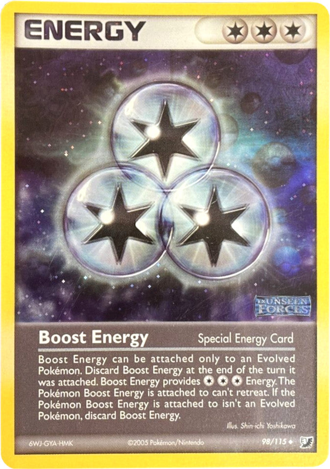 Boost Energy (98/115) (Stamped) [EX: Unseen Forces] | Exor Games Truro