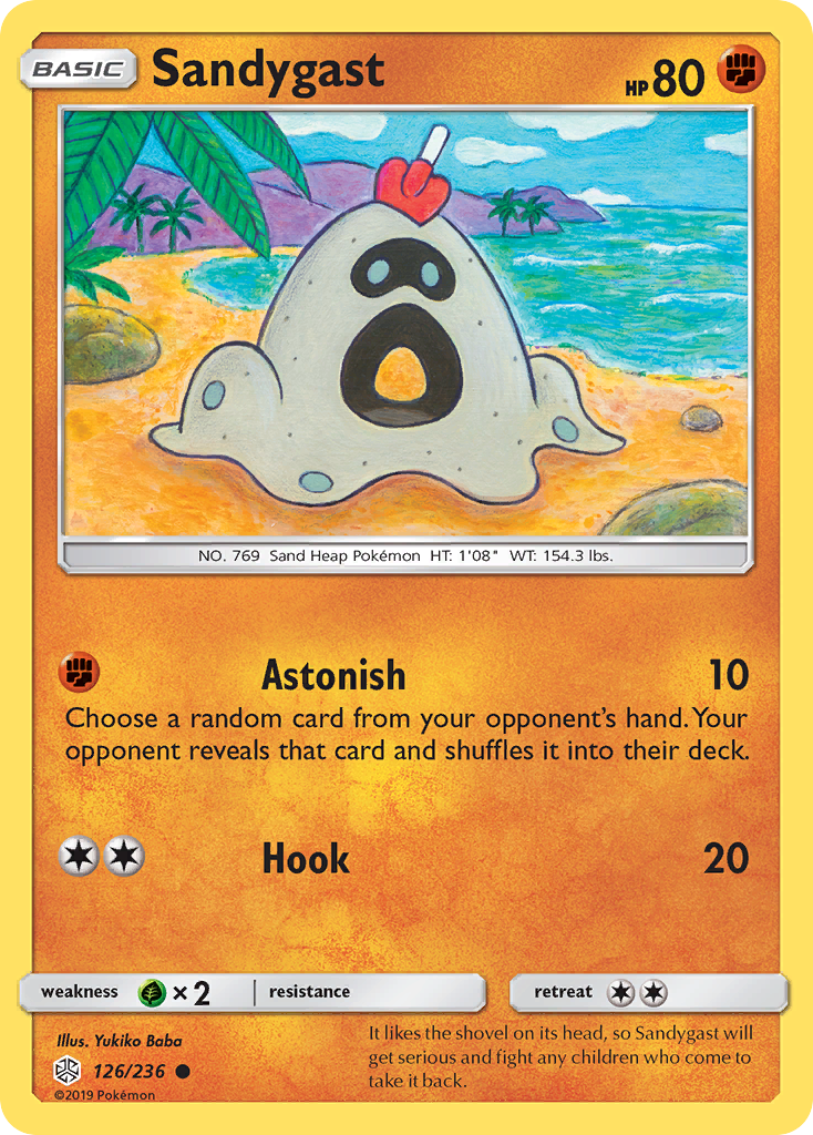 Sandygast (126/236) [Sun & Moon: Cosmic Eclipse] | Exor Games Truro