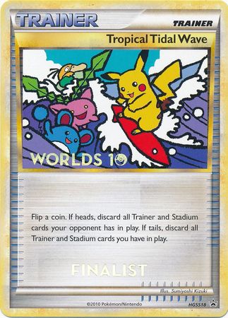 Tropical Tidal Wave (HGSS18) (Finalist) [HeartGold & SoulSilver: Black Star Promos] | Exor Games Truro
