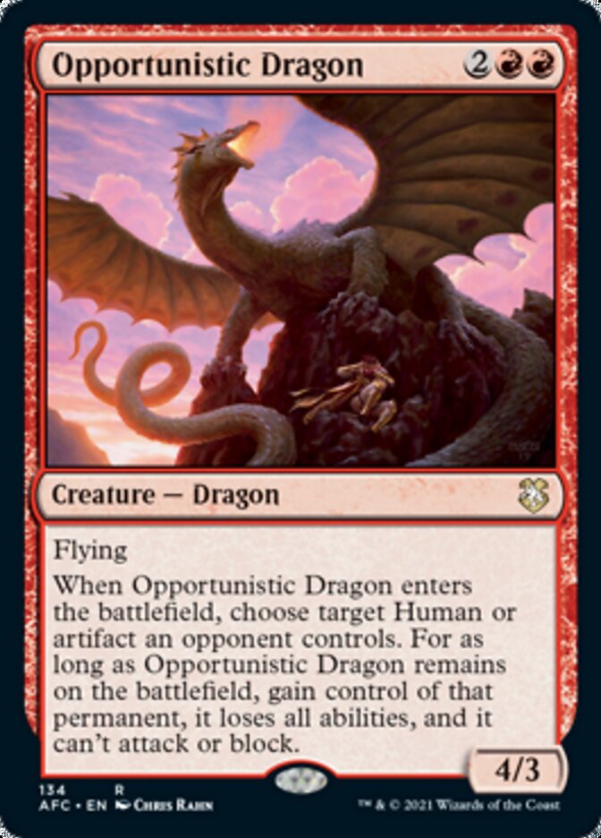 Opportunistic Dragon [Dungeons & Dragons: Adventures in the Forgotten Realms Commander] | Exor Games Truro