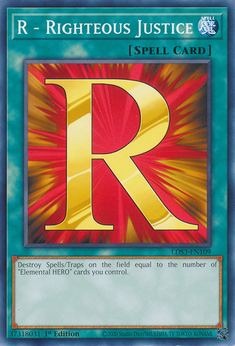 R - Righteous Justice [LDS3-EN109] Common | Exor Games Truro