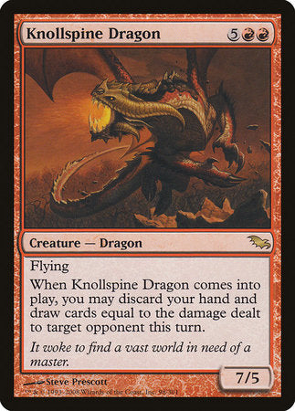 Knollspine Dragon [Shadowmoor] | Exor Games Truro