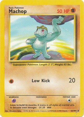 Machop (52/102) [Base Set Unlimited] | Exor Games Truro