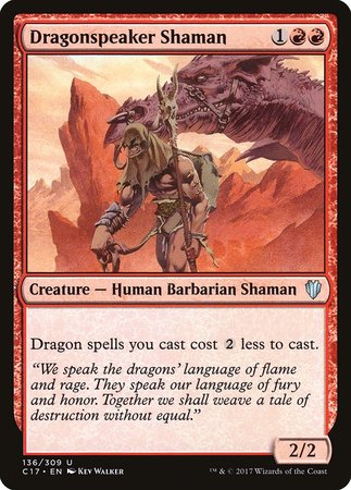 Dragonspeaker Shaman [Commander 2017] | Exor Games Truro