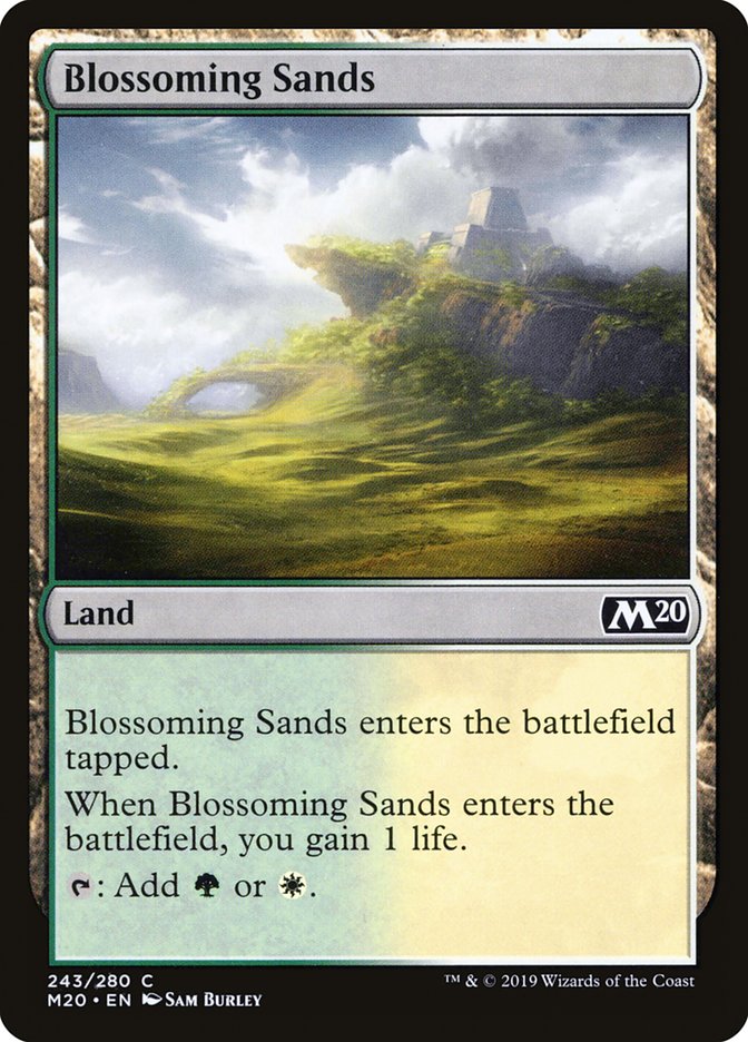 Blossoming Sands [Core Set 2020] | Exor Games Truro