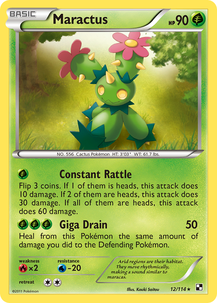 Maractus (12/114) [Black & White: Base Set] | Exor Games Truro