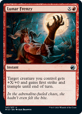 Lunar Frenzy [Innistrad: Midnight Hunt] | Exor Games Truro