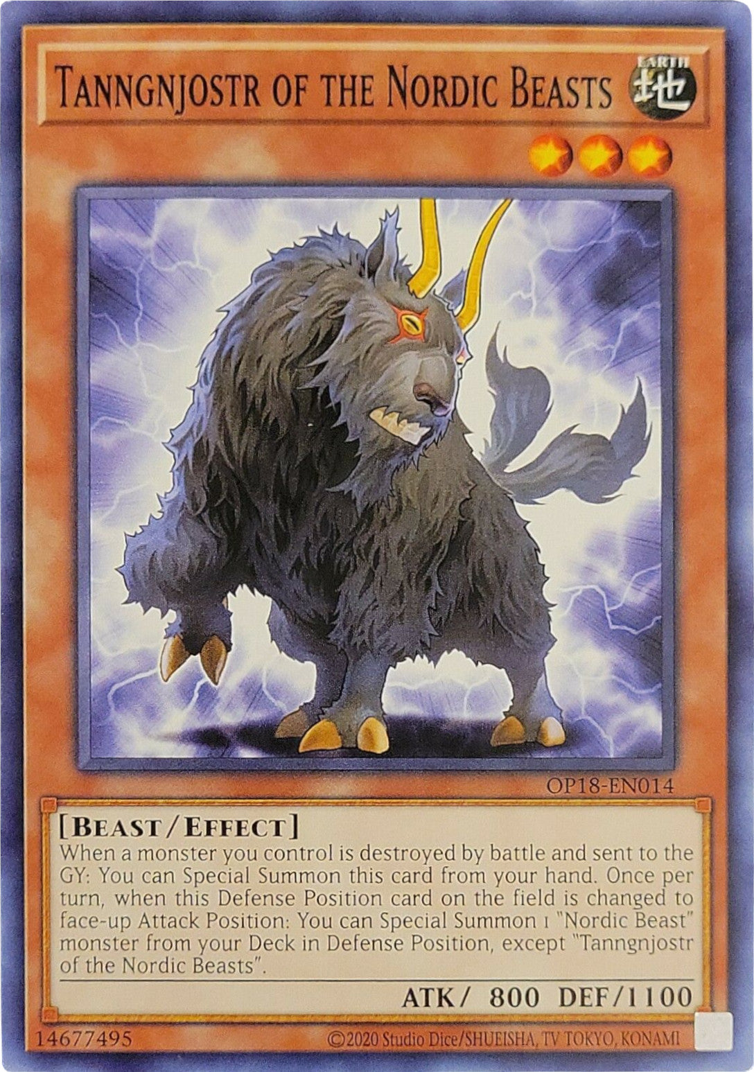 Tanngnjostr of the Nordic Beasts [OP18-EN014] Common | Exor Games Truro