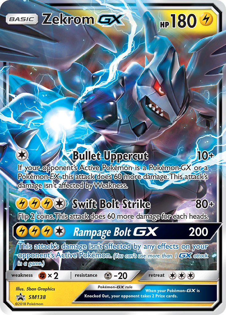 Zekrom GX (SM138) [Sun & Moon: Black Star Promos] | Exor Games Truro