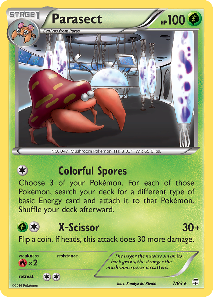 Parasect (7/83) [XY: Generations] | Exor Games Truro