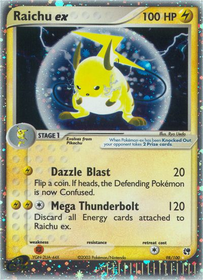 Raichu ex (98/100) [EX: Sandstorm] | Exor Games Truro