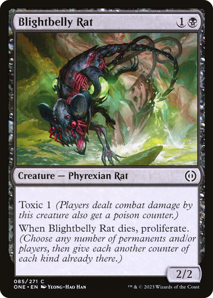 Blightbelly Rat [Phyrexia: All Will Be One] | Exor Games Truro