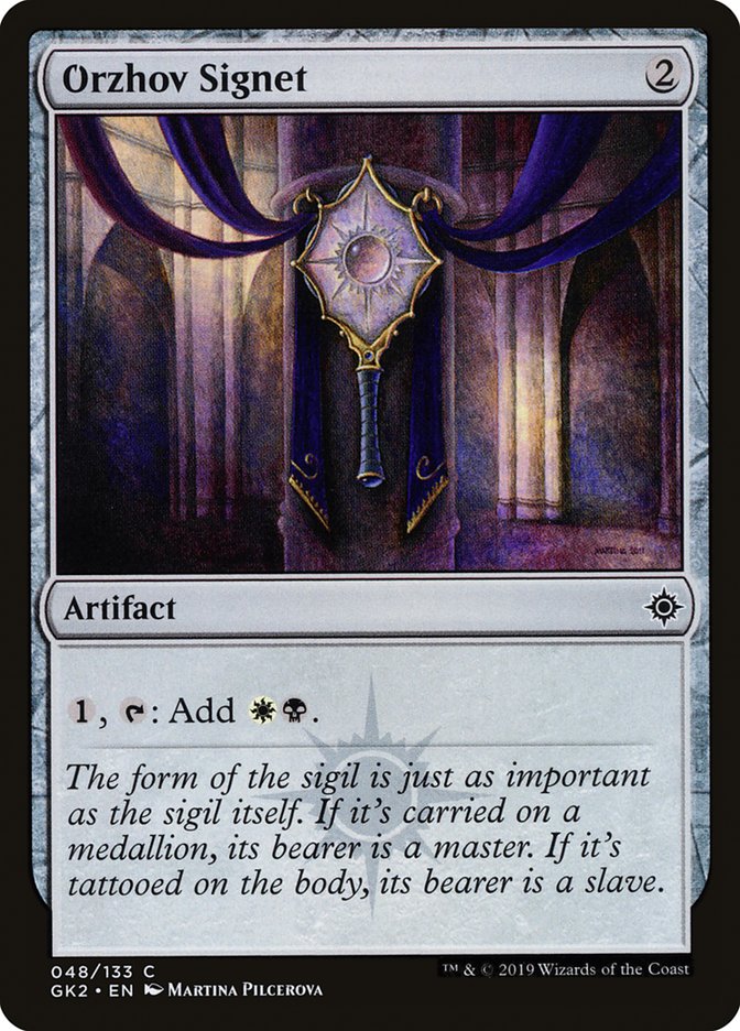 Orzhov Signet [Ravnica Allegiance Guild Kit] | Exor Games Truro