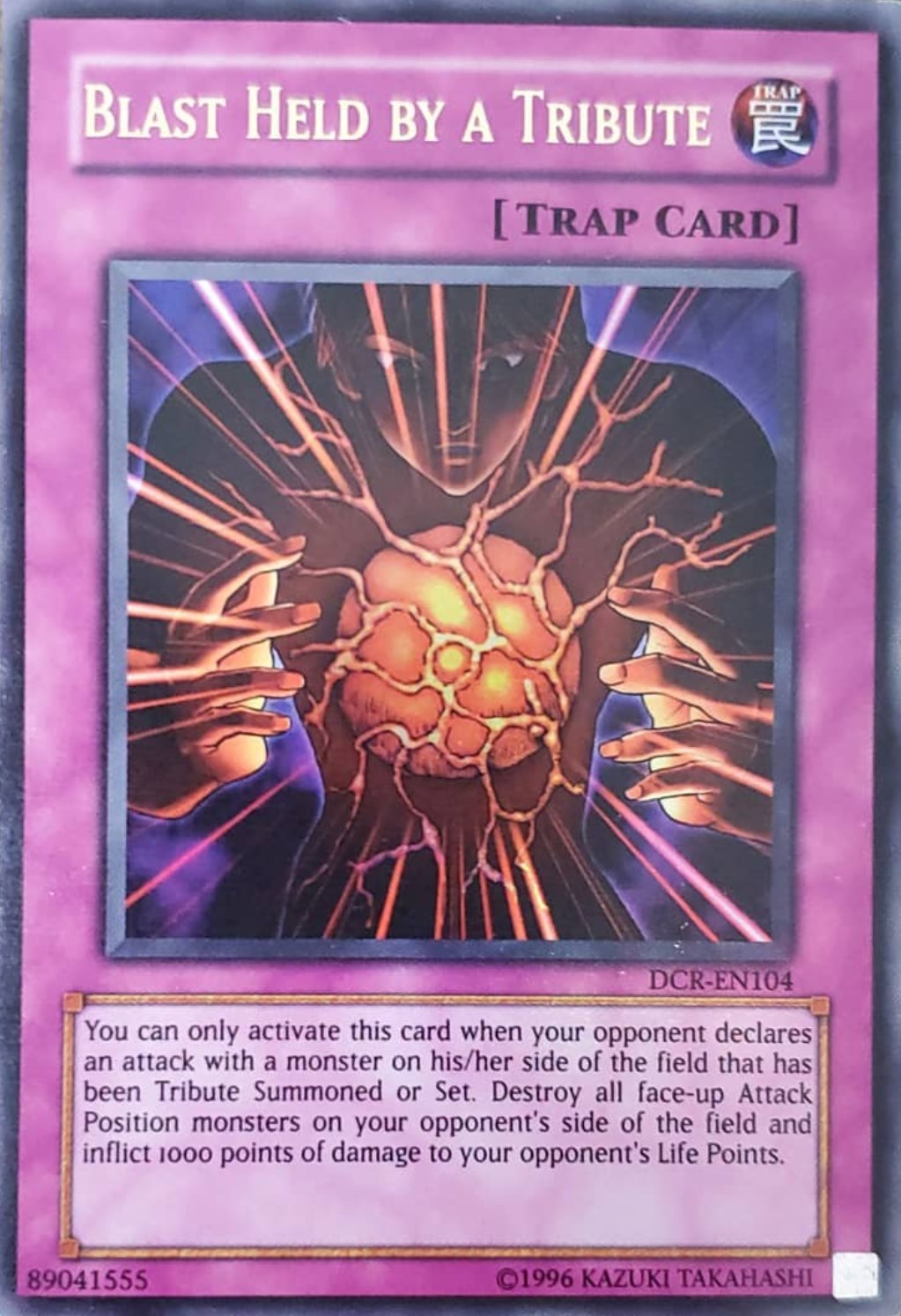 Blast Held by a Tribute [DCR-EN104] Ultra Rare | Exor Games Truro