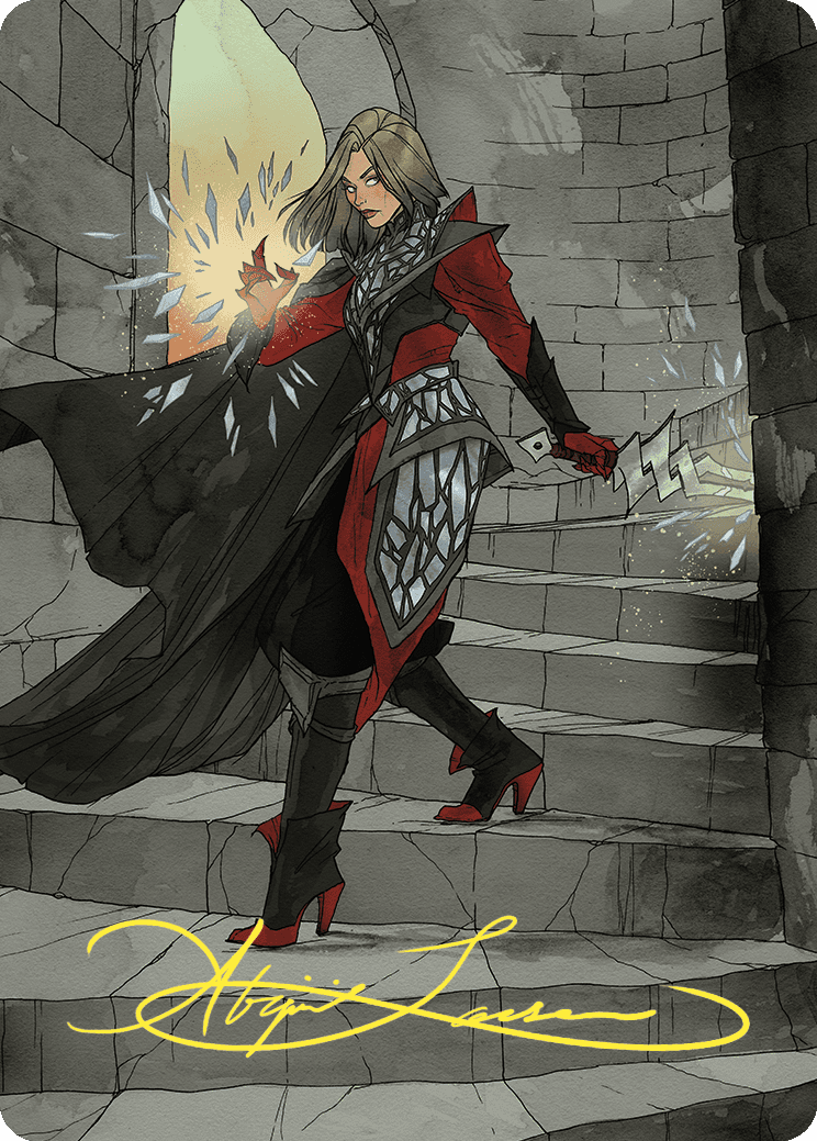 Rowan, Scion of War Art Card (59/81) (Gold-Stamped Signature) [Wilds of Eldraine Art Series] | Exor Games Truro