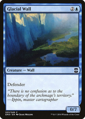 Glacial Wall [Eternal Masters] | Exor Games Truro