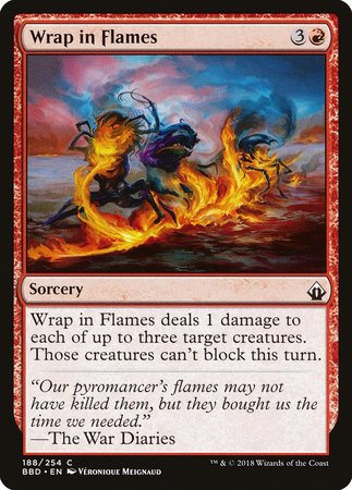 Wrap in Flames [Battlebond] | Exor Games Truro