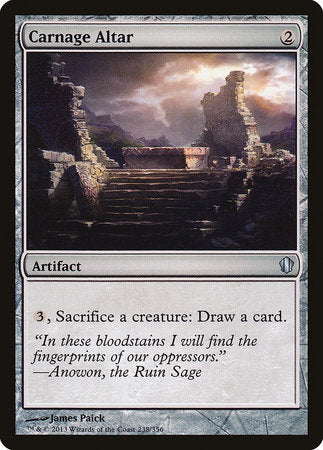 Carnage Altar [Commander 2013] | Exor Games Truro