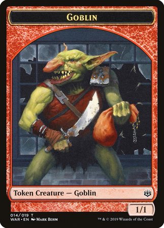 Goblin Token [War of the Spark Tokens] | Exor Games Truro