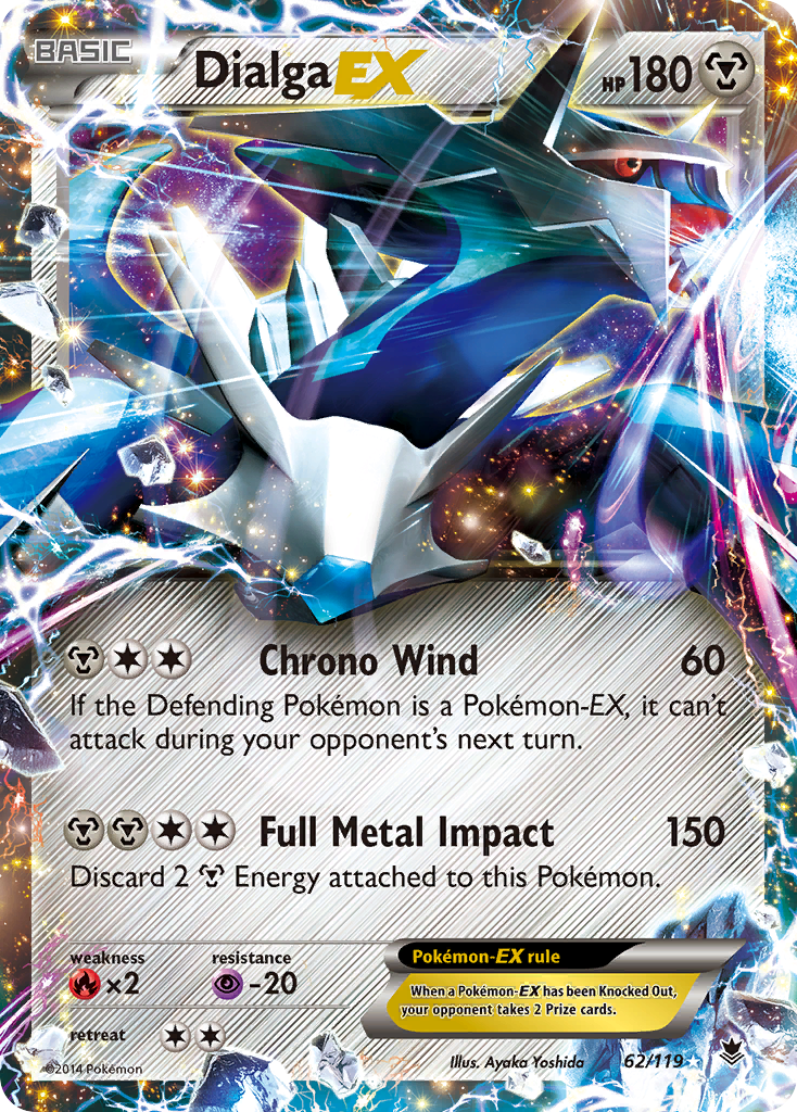 Dialga EX (62/119) [XY: Phantom Forces] | Exor Games Truro