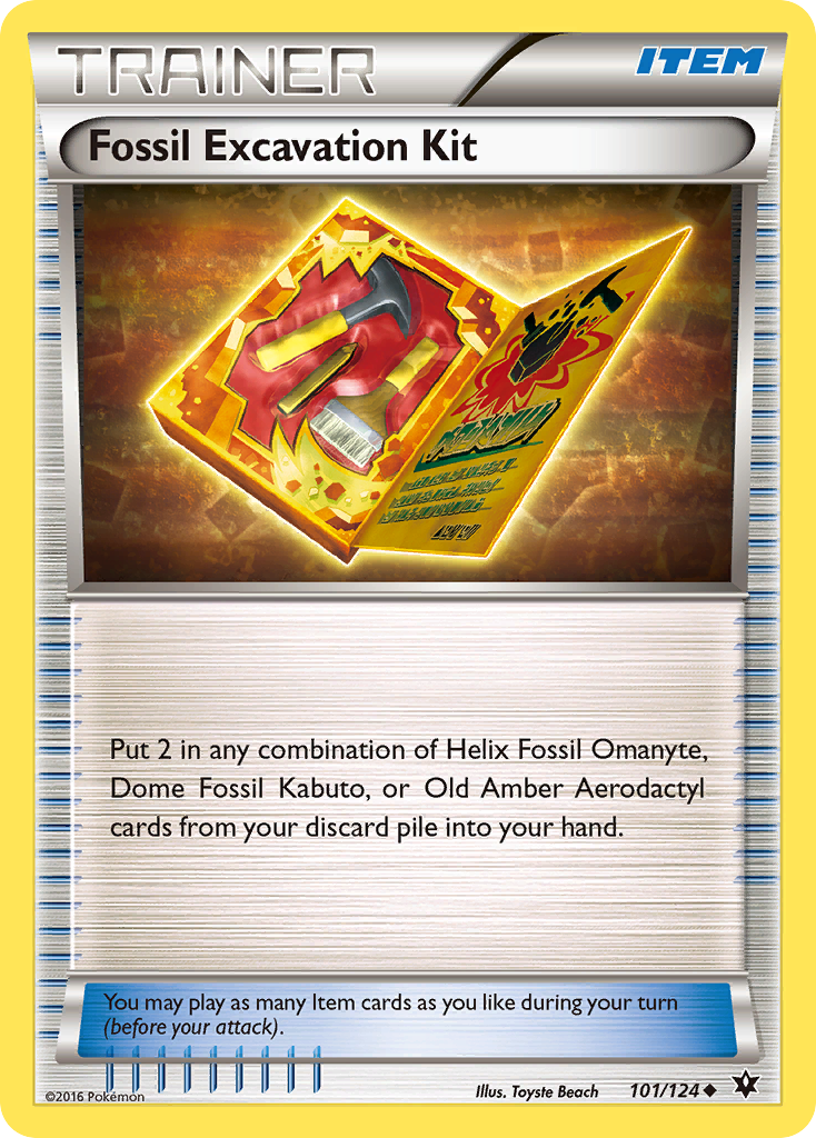 Fossil Excavation Kit (101/124) [XY: Fates Collide] | Exor Games Truro