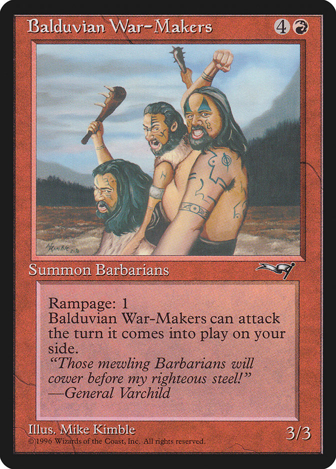 Balduvian War-Makers (Treeline Background) [Alliances] | Exor Games Truro