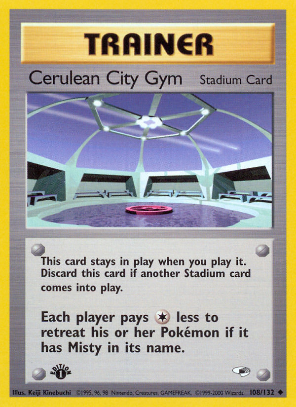 Cerulean City Gym (108/132) [Gym Heroes 1st Edition] | Exor Games Truro