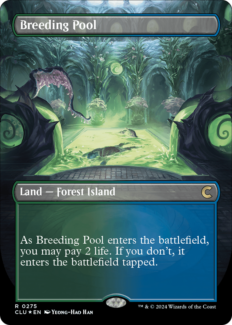 Breeding Pool (Borderless) [Ravnica: Clue Edition] | Exor Games Truro