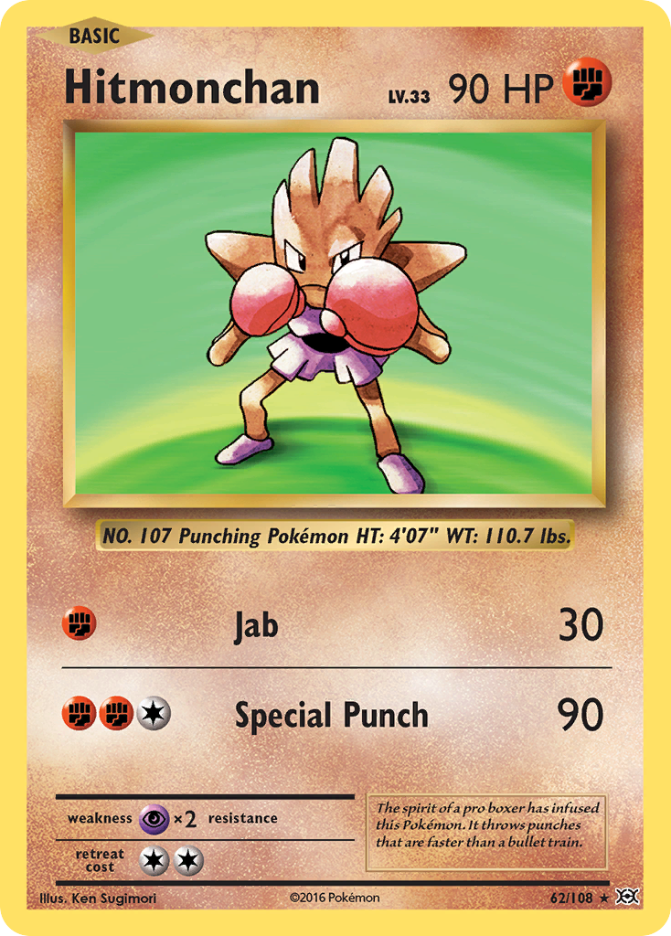 Hitmonchan (62/108) [XY: Evolutions] | Exor Games Truro