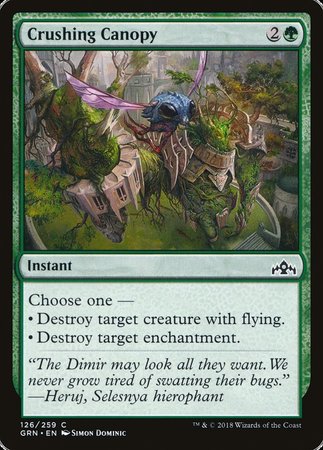 Crushing Canopy [Guilds of Ravnica] | Exor Games Truro