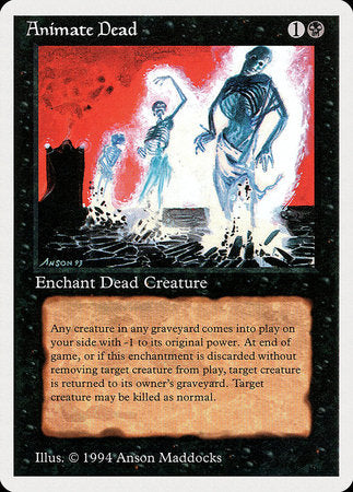 Animate Dead [Summer Magic / Edgar] | Exor Games Truro