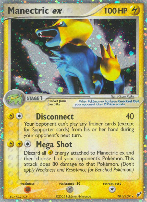 Manectric ex (101/107) [EX: Deoxys] | Exor Games Truro