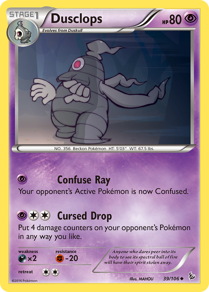 Dusclops (39/106) [XY: Flashfire] | Exor Games Truro