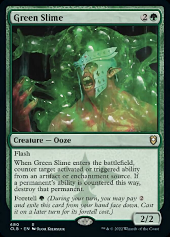 Green Slime [Commander Legends: Battle for Baldur's Gate] | Exor Games Truro