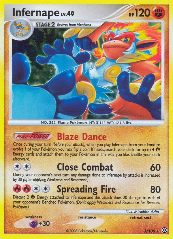 Infernape (3/100) [Diamond & Pearl: Stormfront] | Exor Games Truro