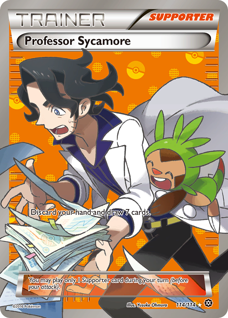 Professor Sycamore (114/114) [XY: Steam Siege] | Exor Games Truro