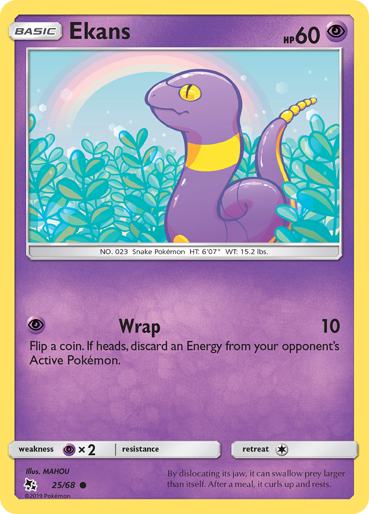 Ekans (25/68) [Sun & Moon: Hidden Fates] | Exor Games Truro