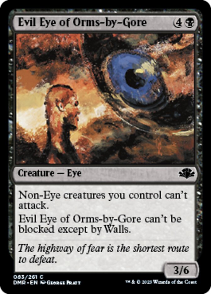 Evil Eye of Orms-by-Gore [Dominaria Remastered] | Exor Games Truro