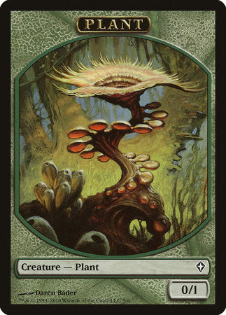 Plant Token [Worldwake Tokens] | Exor Games Truro