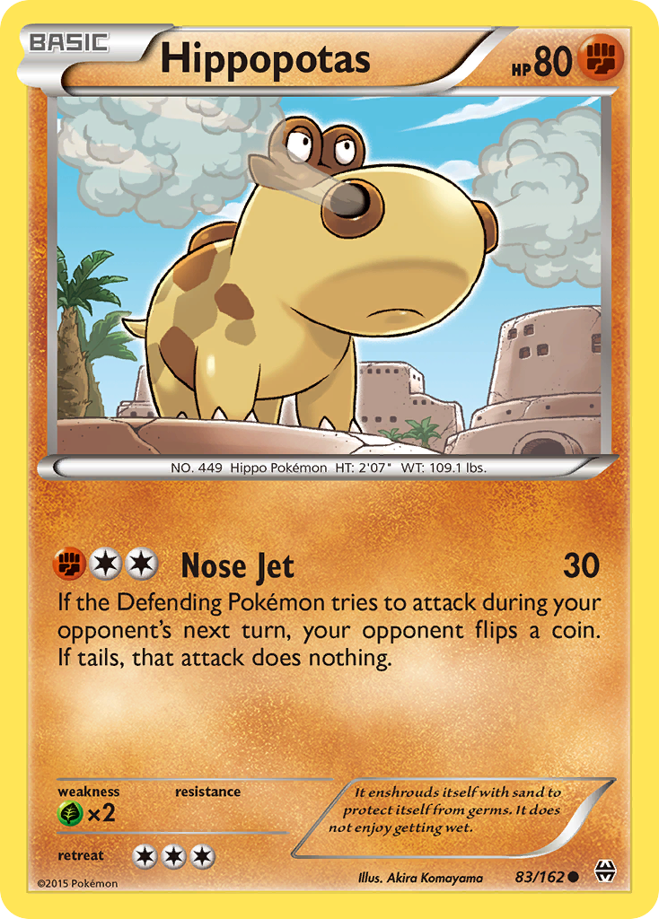 Hippopotas (83/162) [XY: BREAKthrough] | Exor Games Truro