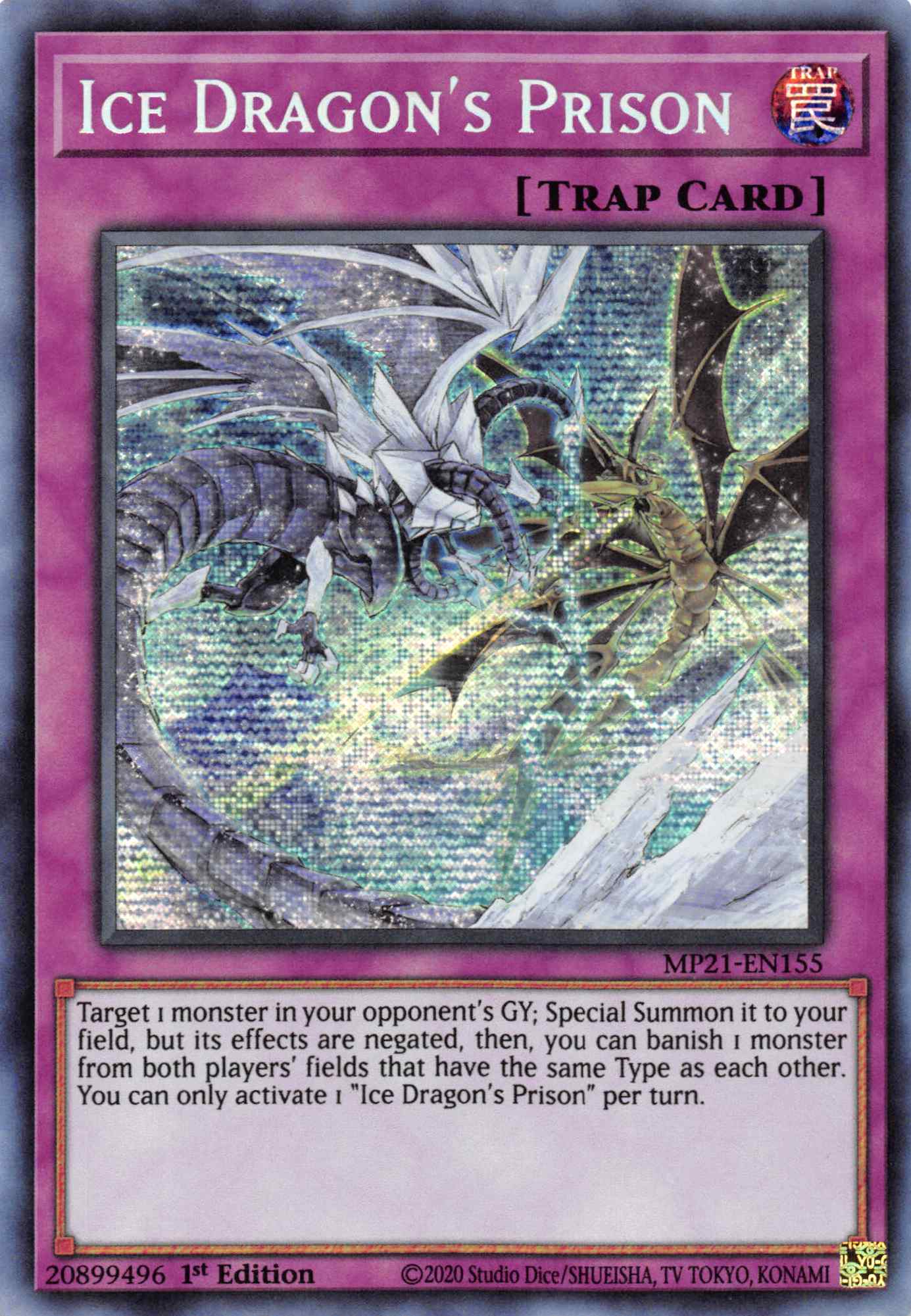 Ice Dragon's Prison [MP21-EN155] Prismatic Secret Rare | Exor Games Truro