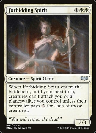 Forbidding Spirit [Ravnica Allegiance] | Exor Games Truro