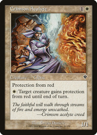 Crimson Acolyte [Invasion] | Exor Games Truro