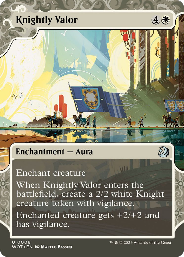 Knightly Valor [Wilds of Eldraine: Enchanting Tales] | Exor Games Truro
