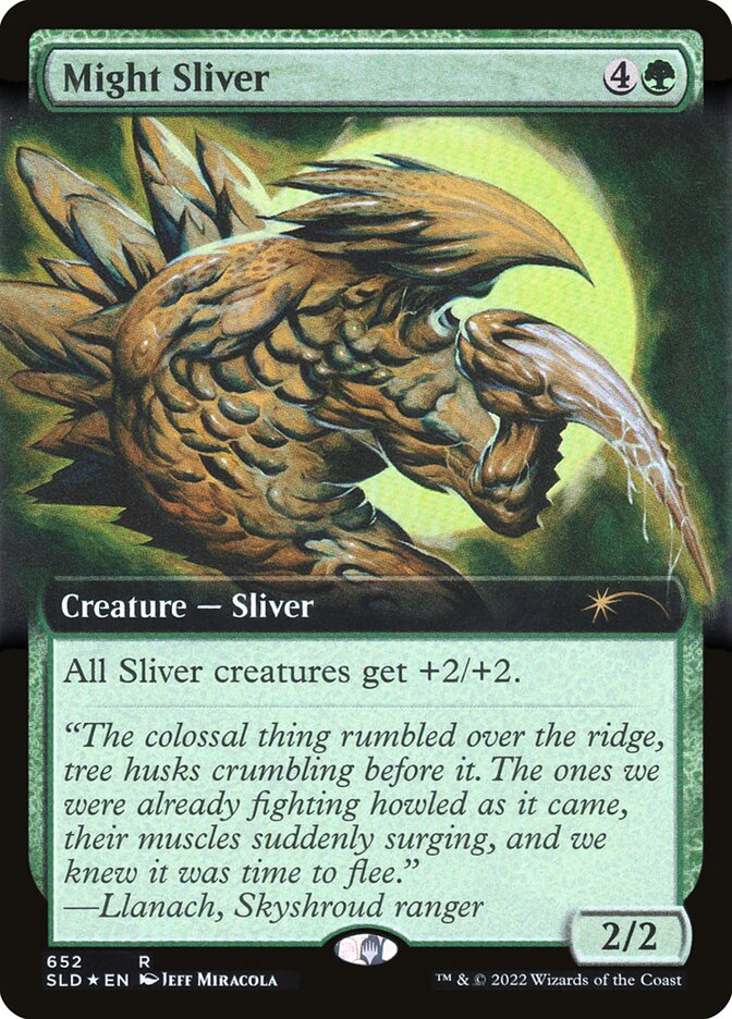 Might Sliver (Extended Art) [Secret Lair Drop Promos] | Exor Games Truro