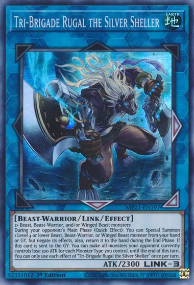 Tri-Brigade Rugal the Silver Sheller [MP21-EN197] Super Rare | Exor Games Truro
